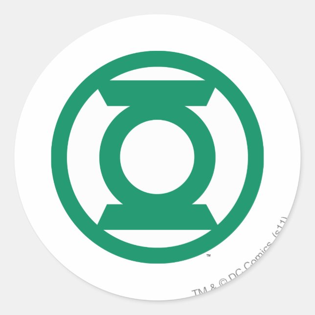 Green Lantern Logo 13 Classic Round Sticker (Front)