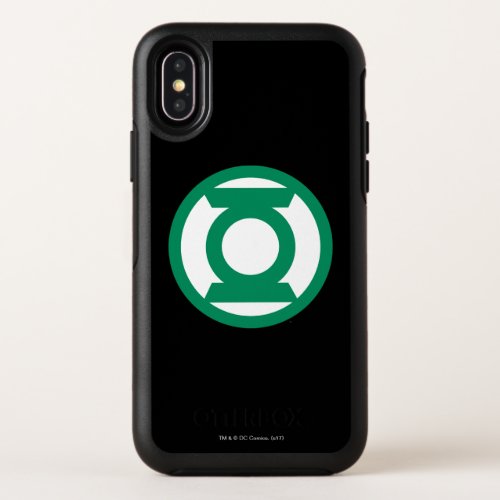 Green Lantern Logo 13 OtterBox Symmetry iPhone X Case
