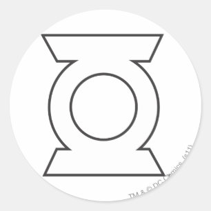 Green Lantern Logo 16 Classic Round Sticker