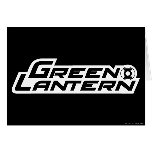 Green Lantern Logo 1 Cards (Front Horizontal)