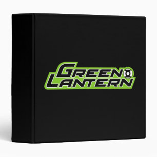 Green Lantern Logo 2 3 Ring Binder