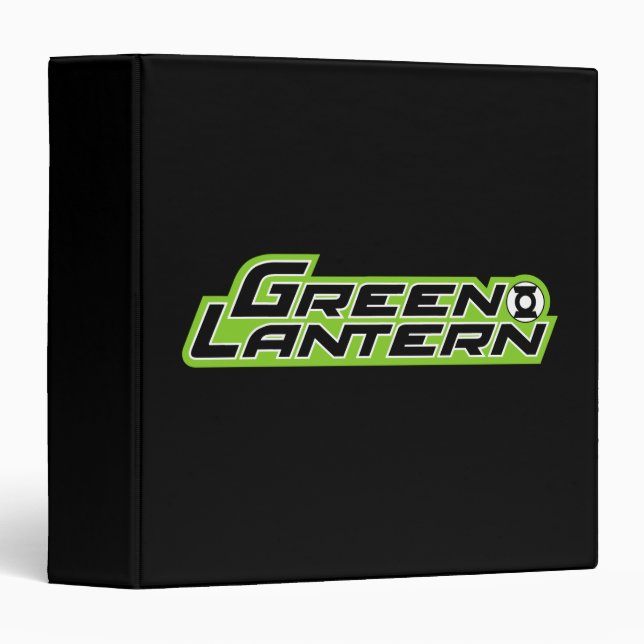Green Lantern Logo 2 3 Ring Binder (Front/Spine)