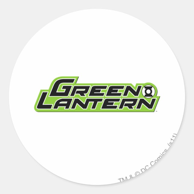 Green Lantern Logo 2 Classic Round Sticker (Front)