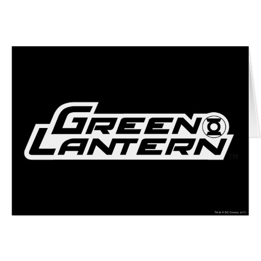 Green Lantern Logo 3 Cards (Front Horizontal)