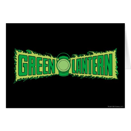 Green Lantern Logo 4 Cards (Front Horizontal)