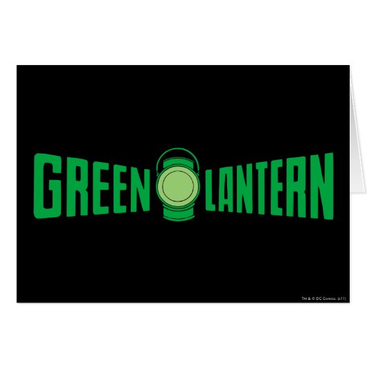 Green Lantern Logo 5 Cards (Front Horizontal)