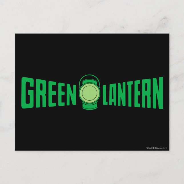 Green Lantern Logo 5 Postcard (Front)