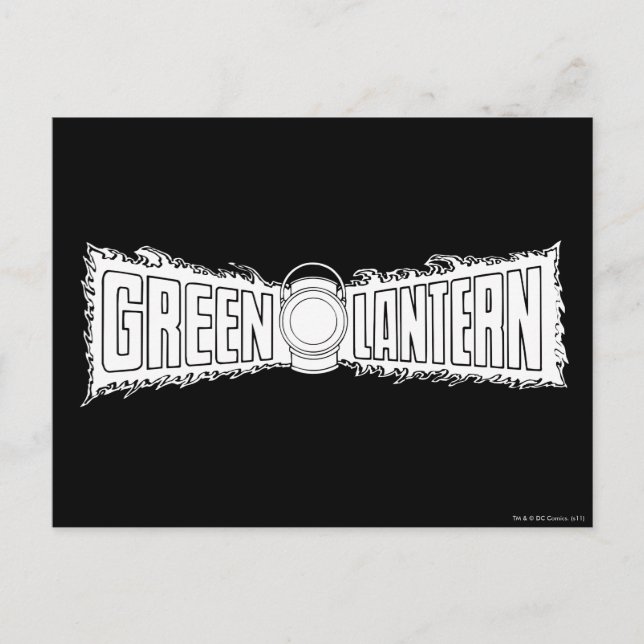 Green Lantern Logo 7 Postcard (Front)