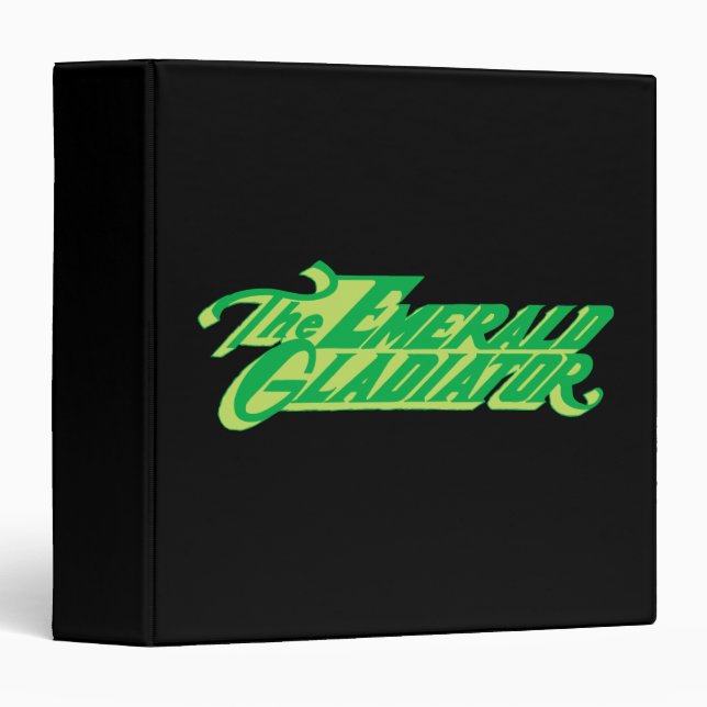 Green Lantern Logo 8 3 Ring Binder (Front/Spine)