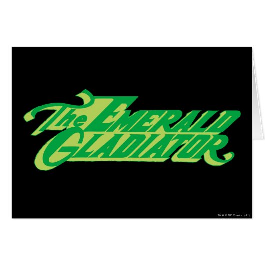 Green Lantern Logo 8 Cards (Front Horizontal)