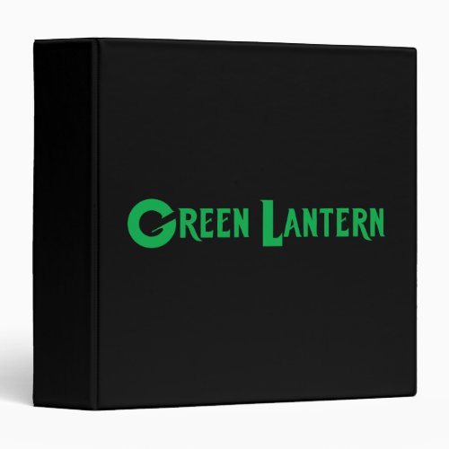 Green Lantern Logo 9 Binder