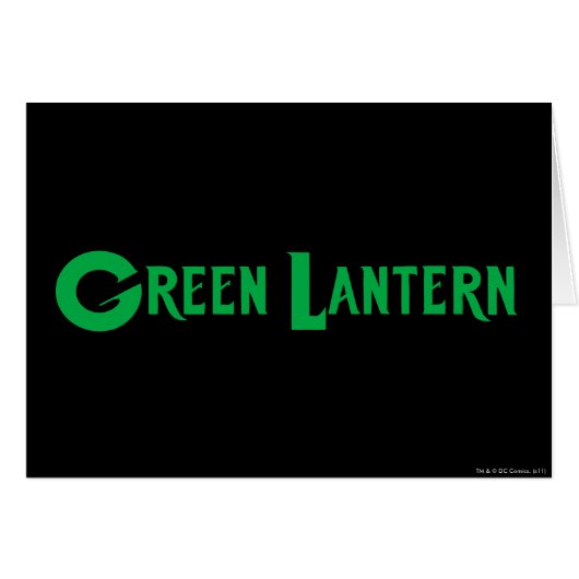 Green Lantern Logo 9 Cards (Front Horizontal)