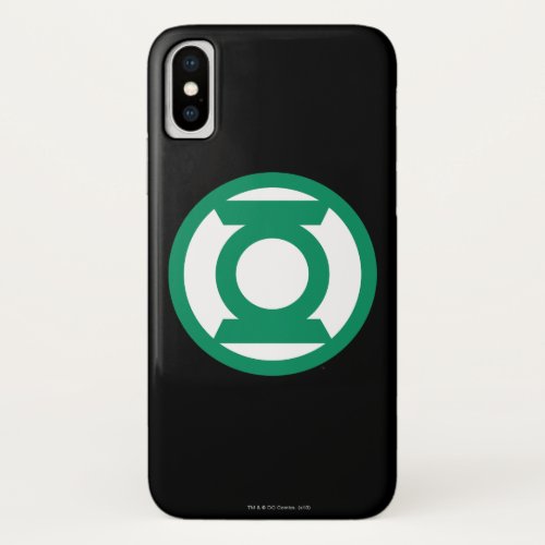 Green Lantern Logo iPhone XS Case