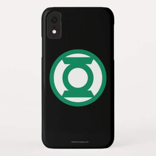 Green Lantern Logo iPhone XR Case