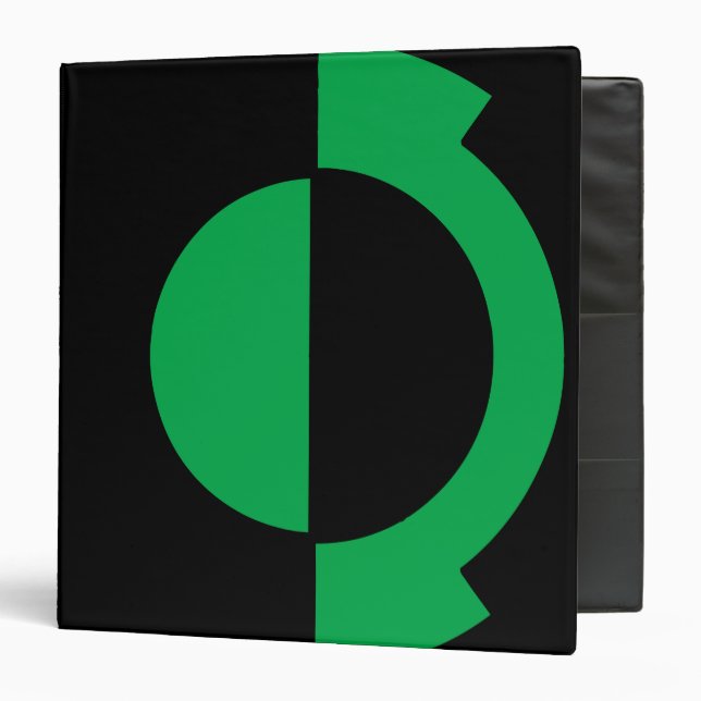 Green Lantern Logo Flipped Binder (Front/Inside)