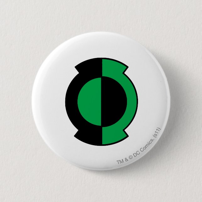 Green Lantern Logo Flipped Pinback Button (Front)