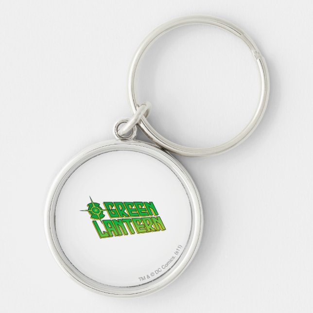 Green Lantern Logo - Slanted Keychain (Front)