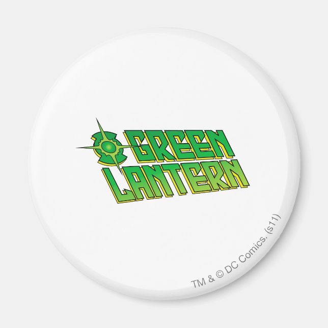 Green Lantern Logo - Slanted Magnet (Front)
