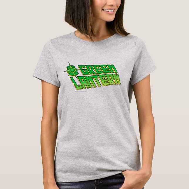 Green Lantern Logo - Slanted T-Shirt (Front)