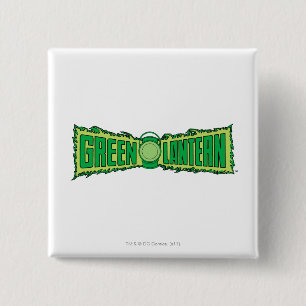 Green Lantern Logo with Lantern Pinback Button