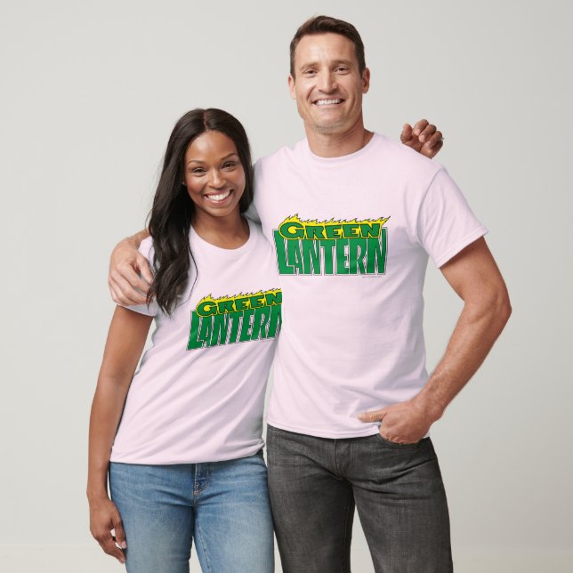 Green Lantern Logo - Yellow Flames T-Shirt (Unisex)