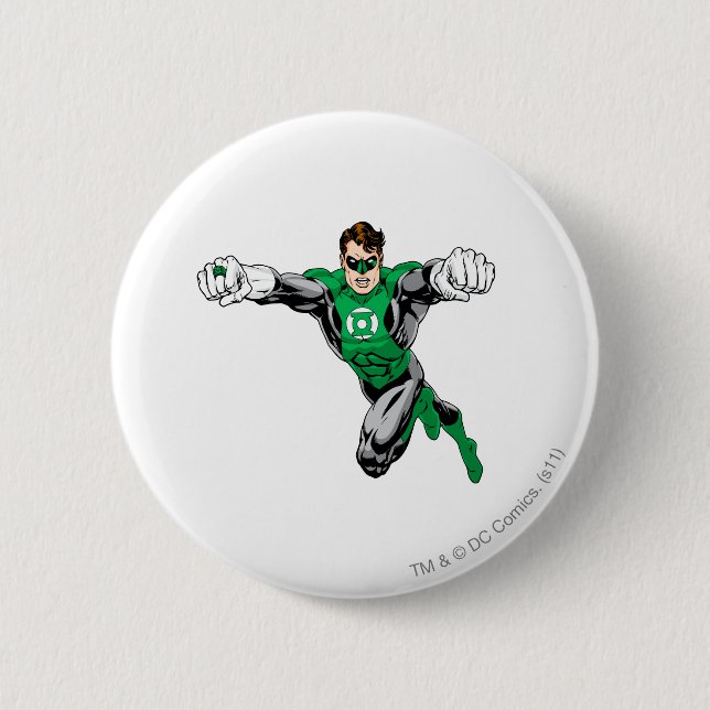 Green Lantern - Looking Forward Pinback Button (Front)