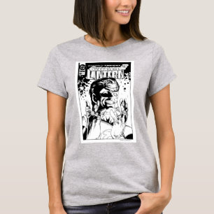 Green Lantern - Many Rings, Black and White T-Shirt