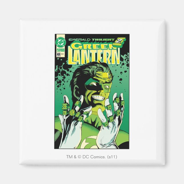 Green Lantern  - Many Rings Magnet (Front)