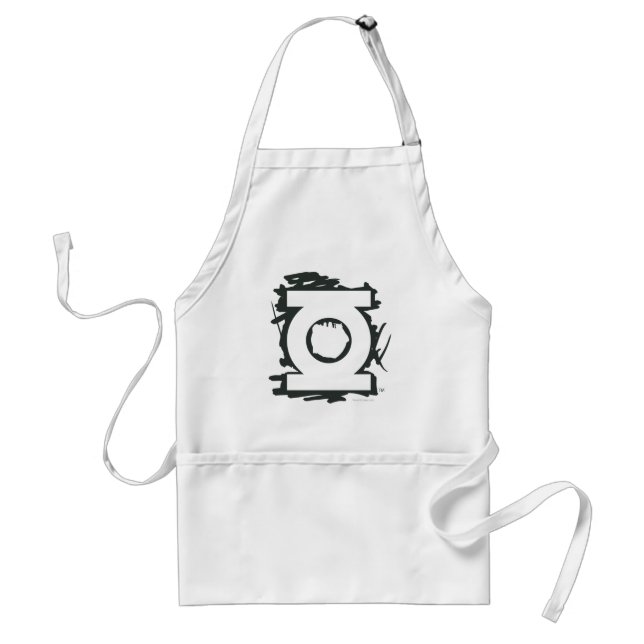 Green Lantern Marker Symbol Adult Apron (Front)
