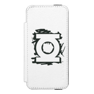Green Lantern Marker Symbol Wallet Case For iPhone SE/5/5s