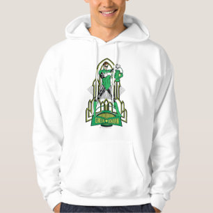 Green Lantern on decorative background Hoodie
