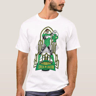 Green Lantern on decorative background T-Shirt