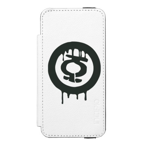 Green Lantern Paint Symbol Wallet Case For iPhone SE55s