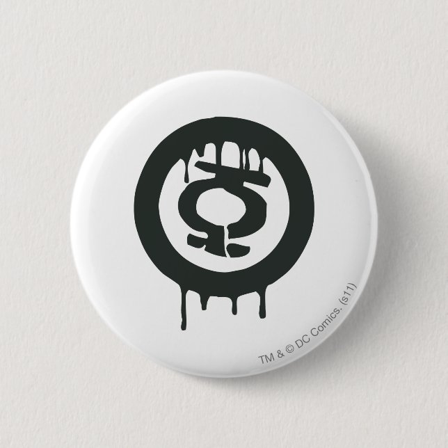 Green Lantern Paint Symbol Pinback Button (Front)