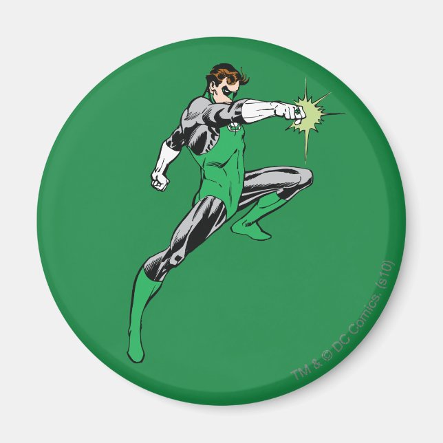 Green Lantern Pointing Ring Magnet (Front)