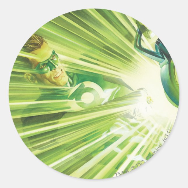 Green Lantern Power Classic Round Sticker (Front)