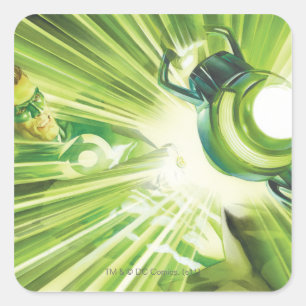 Green Lantern Power Square Sticker