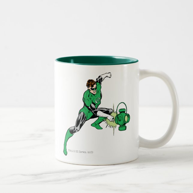 Green Lantern Power Two-Tone Coffee Mug (Right)