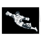 Green Lantern Punches BW (Front Horizontal)