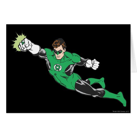 Green Lantern Punches Cards (Front Horizontal)