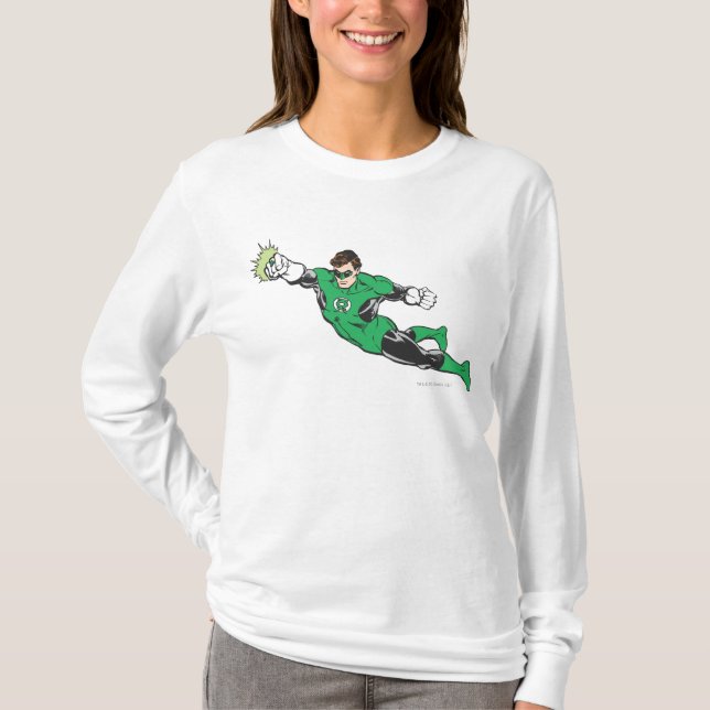 Green Lantern Punches T-Shirt (Front)