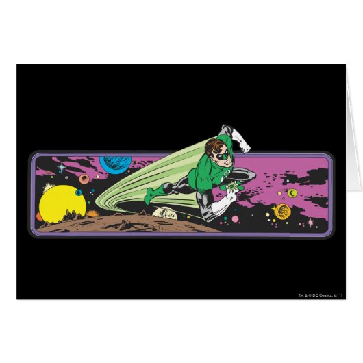 Green Lantern Races Thru Space Cards (Front Horizontal)