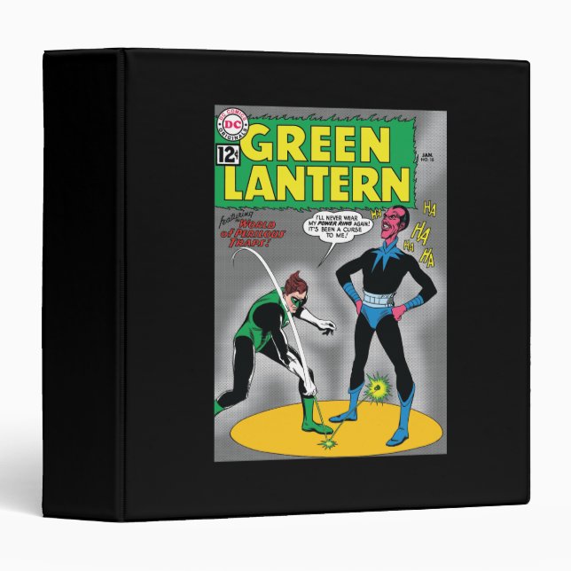 Green Lantern Removes Ring Binder (Front/Spine)