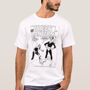 Green Lantern Removes Ring, Black and White T-Shirt