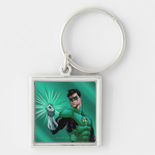Green Lantern & Ring Keychain