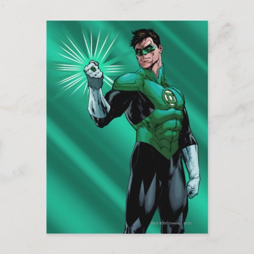 Green Lantern  Ring Postcard