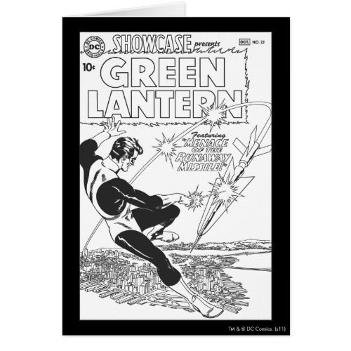 Green Lantern _ Runaway Missile Black and White
