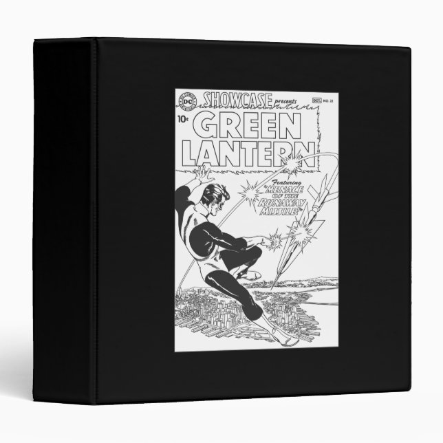 Green Lantern - Runaway Missile, Black and White Binder (Front/Spine)