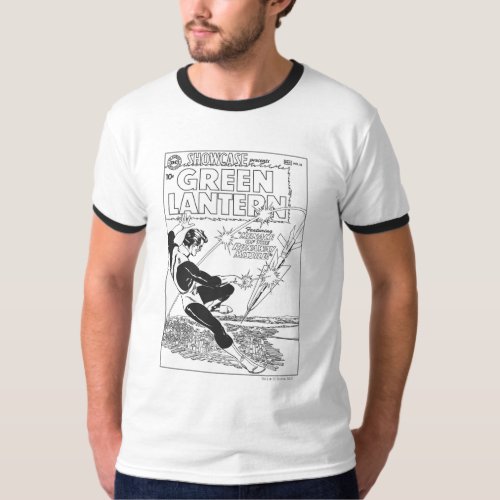 Green Lantern _ Runaway Missile Black and White T_Shirt