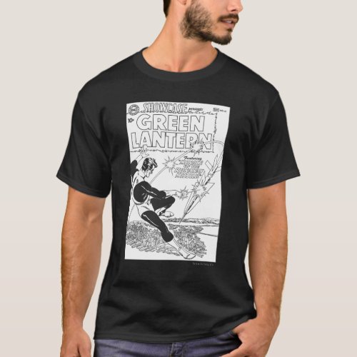 Green Lantern _ Runaway Missile Black and White T_Shirt